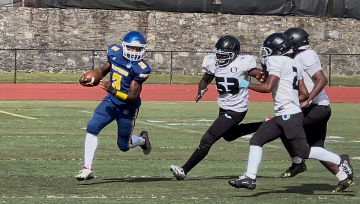 Kareim Mckellar lead Ben Franklin to win over Olney