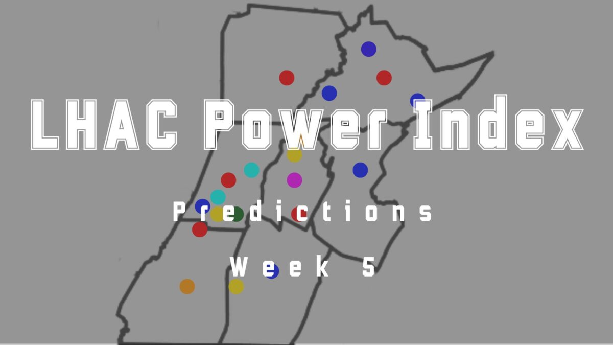 The LHAC Power Index Week 5 Predictions