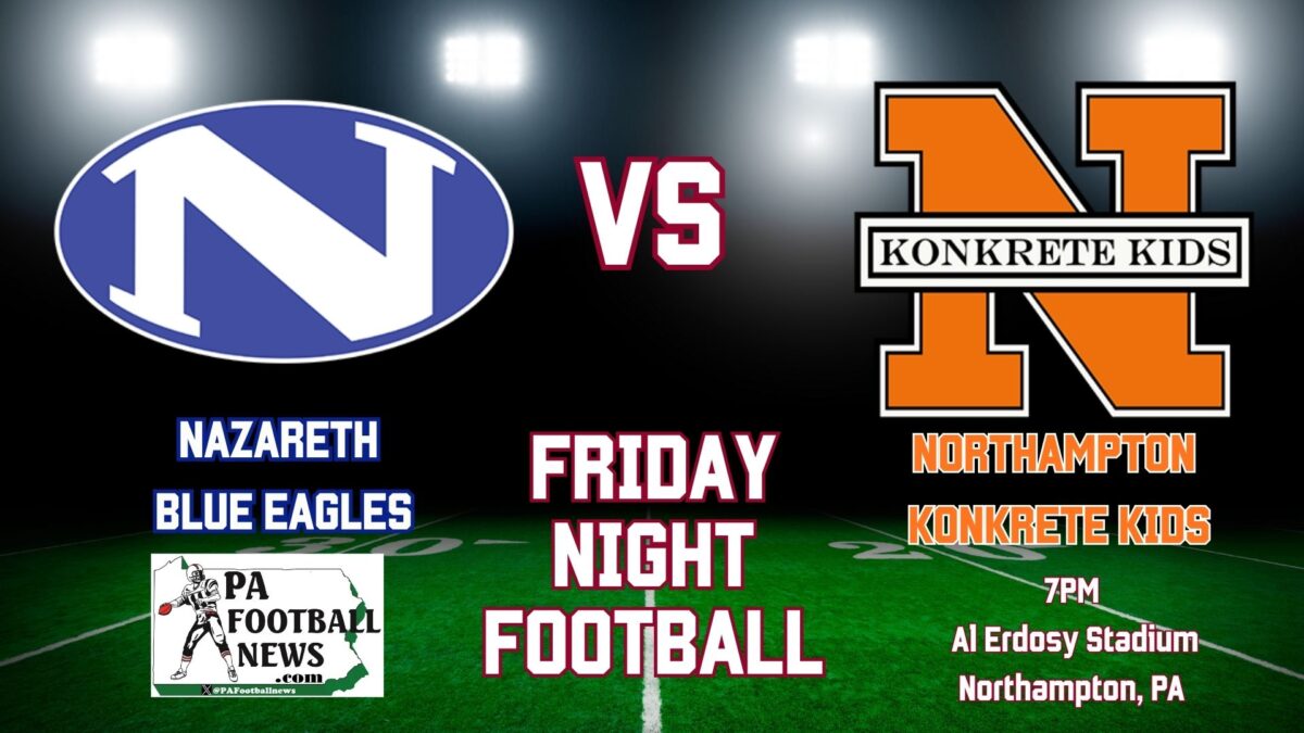 Week 9 Game Preview: Nazareth Blue Eagles Fly to Northampton’s Al Erdosy Stadium to Take On the Konkrete Kids