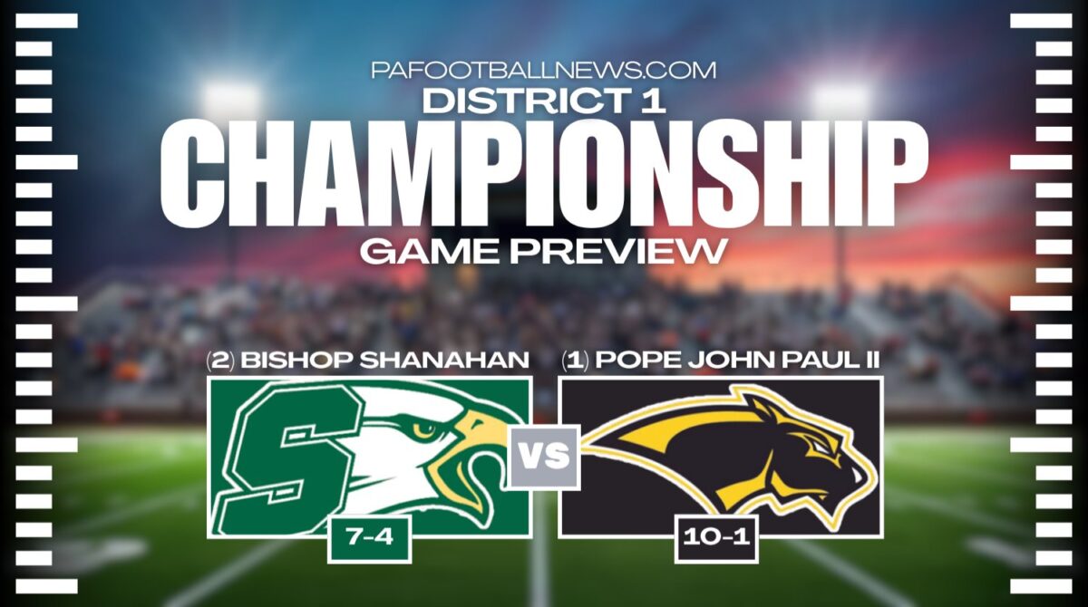 District 1 4A Championship Bishop Shanahan at Pope John Paul II Preview