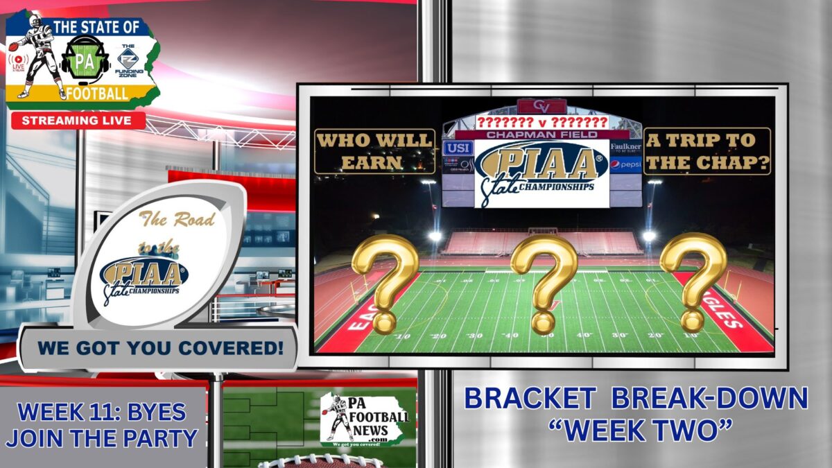 The STATE of PA Football: 2025 Bracket Breakdown Week 11: Welcome to the show Bye Teams