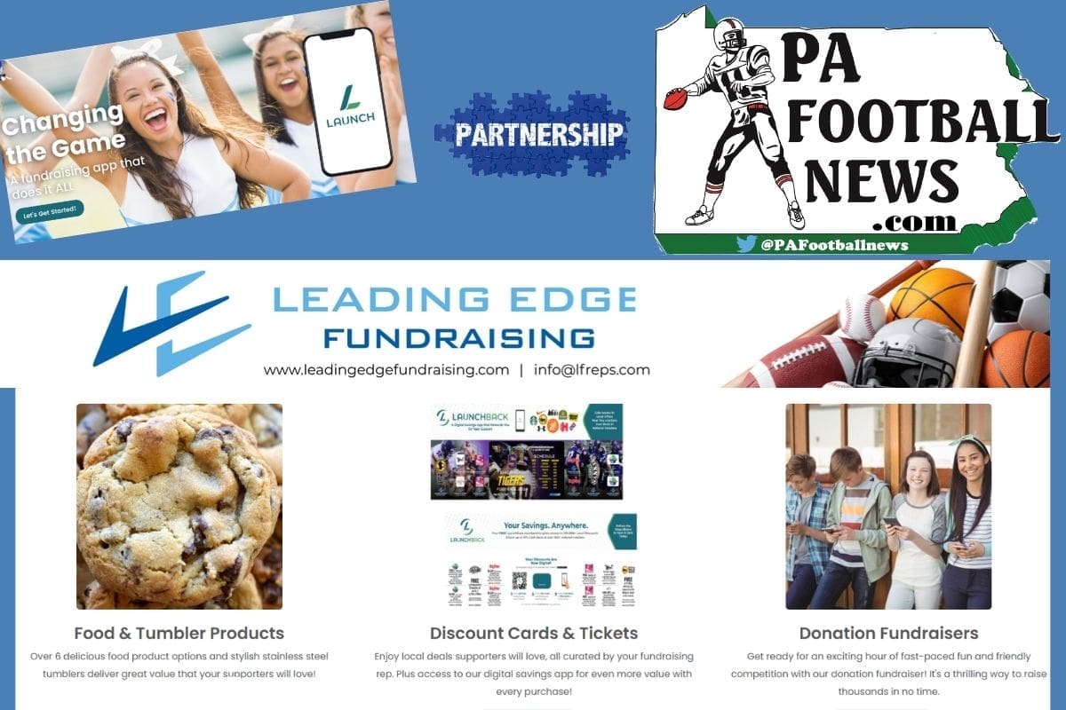 LEADING EDGE FUNDRAISING AND PA FOOTBALL NEWS ANNOUNCE PARTNERSHIP