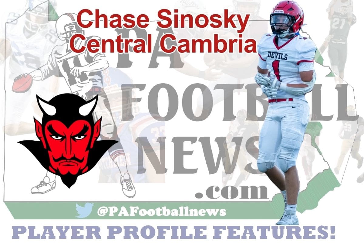 2026 PFN Player Previews: Chase Sinosky-WR/FS-Central Cambria