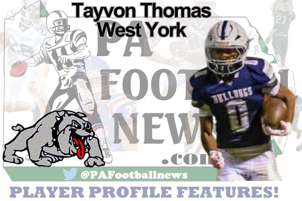 2026 PFN Player Profile: Tayvon Thomas-RB/CB/WR-West York