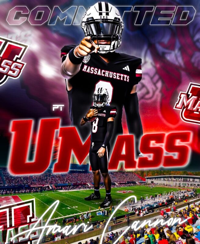 Downingtown West RB Amari Cannon will fly north to UMASS for college