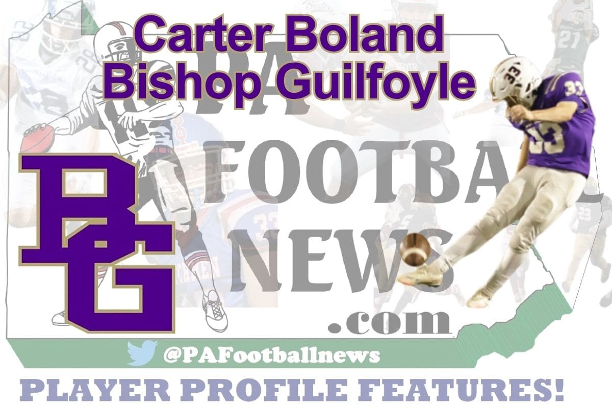 2026 PFN Player Profile: Carter Boland-K/P-Bishop Guilfoyle