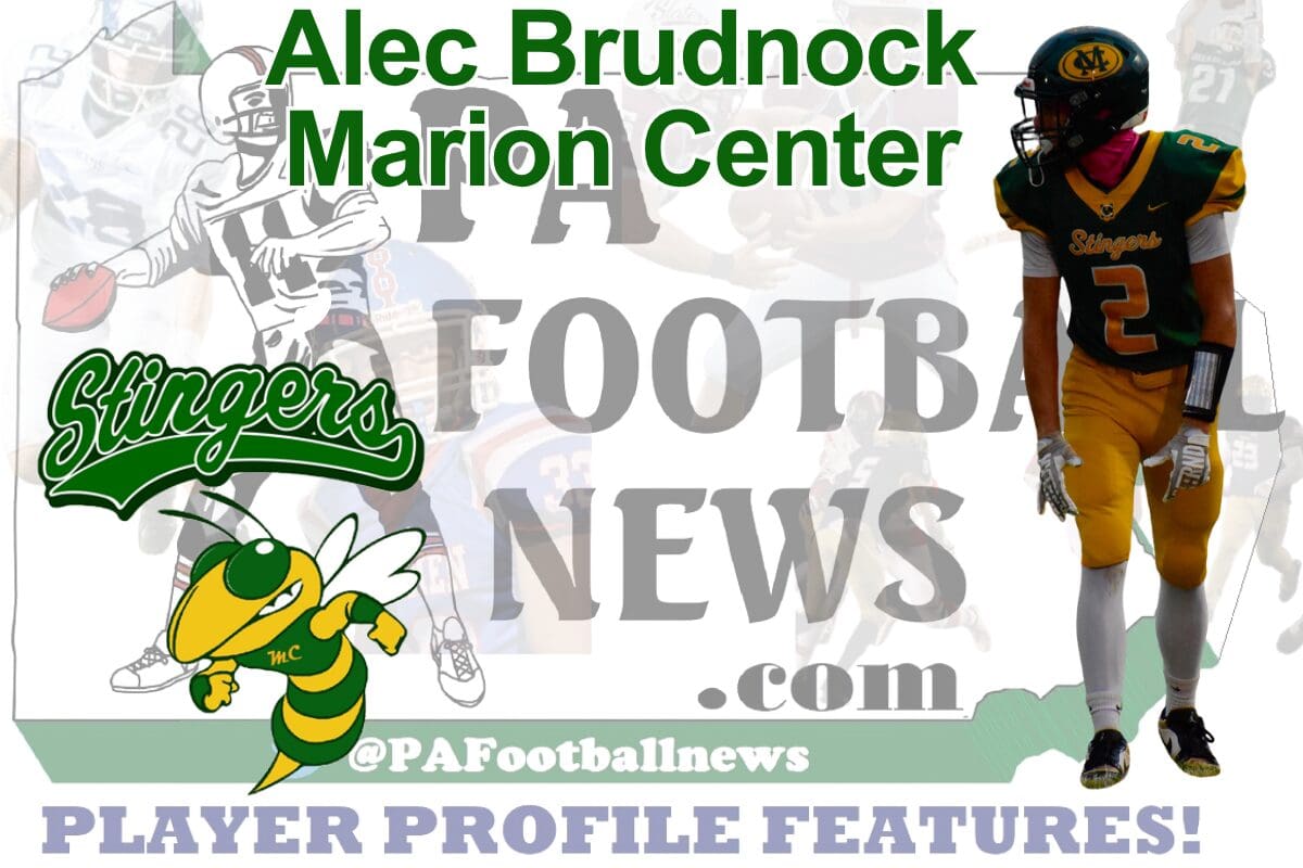 2026 PFN Player Profile: Alec Brudnock-WR/CB-Marion Center