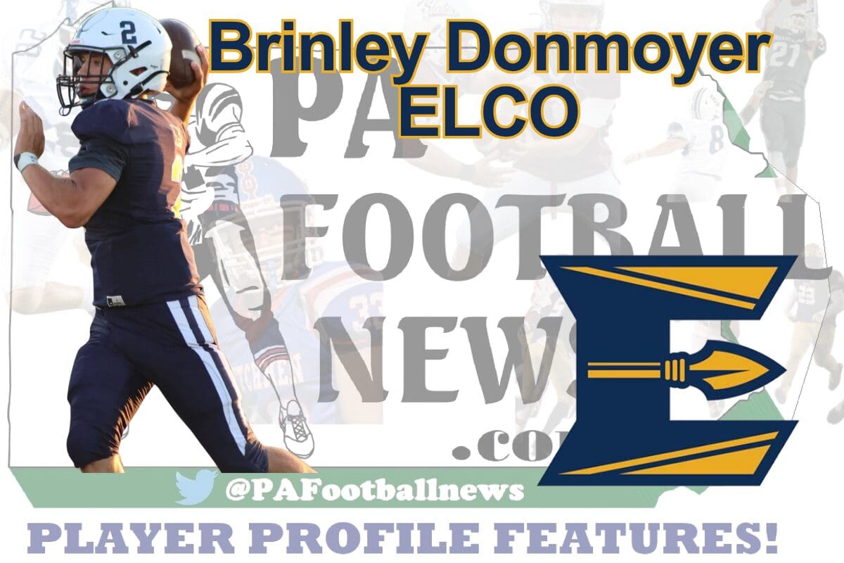 2026 PFN Player Profile: Brinley Donmoyer-QB/CB/LB-ELCO