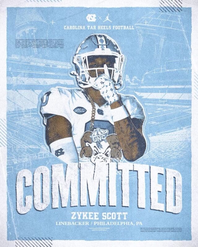 La Salle LB Zykee Scott picks UNC as his next home