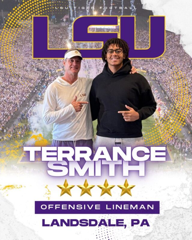 Lansdale Catholic OT Terrance Smith chooses LSU Tigers