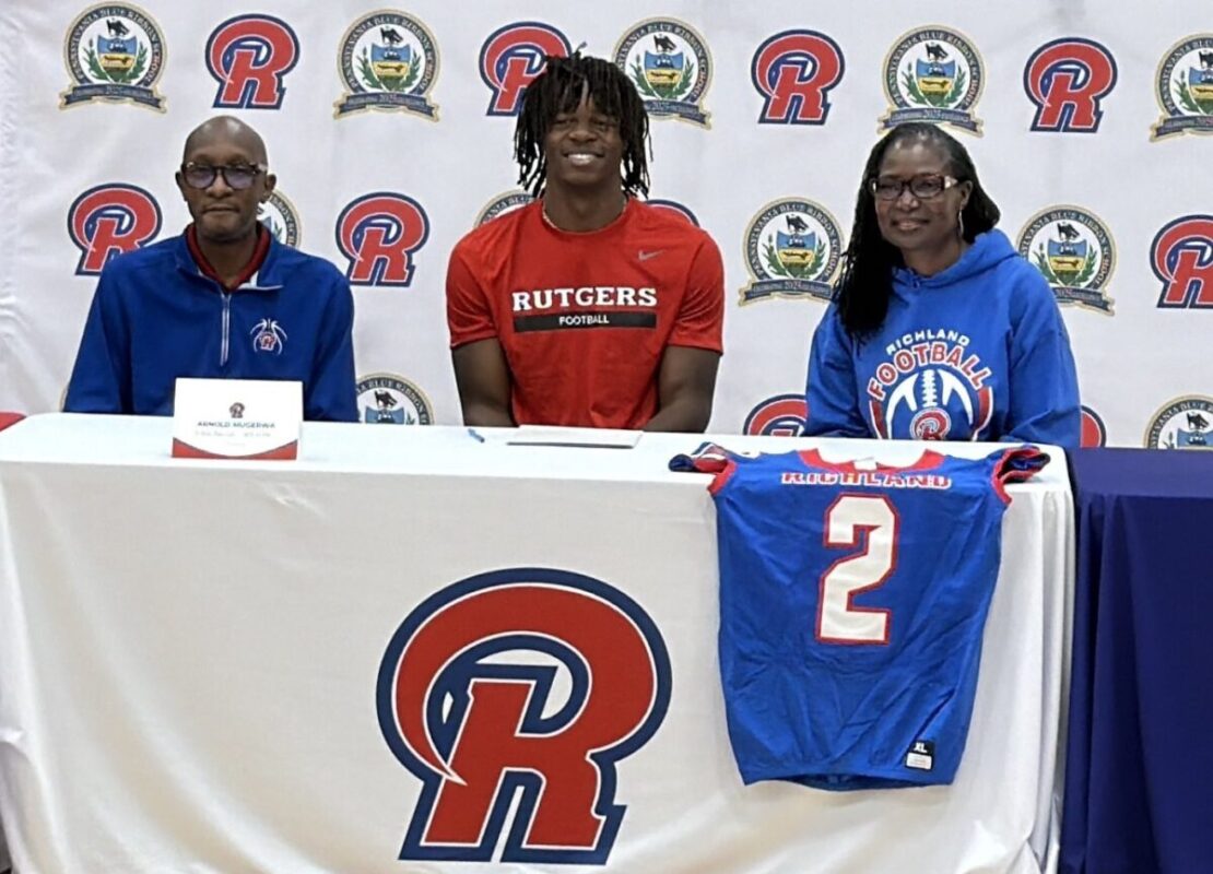 Richland WR/DB Arnold Mugerwa second PA player in two days to commit to Rutgers