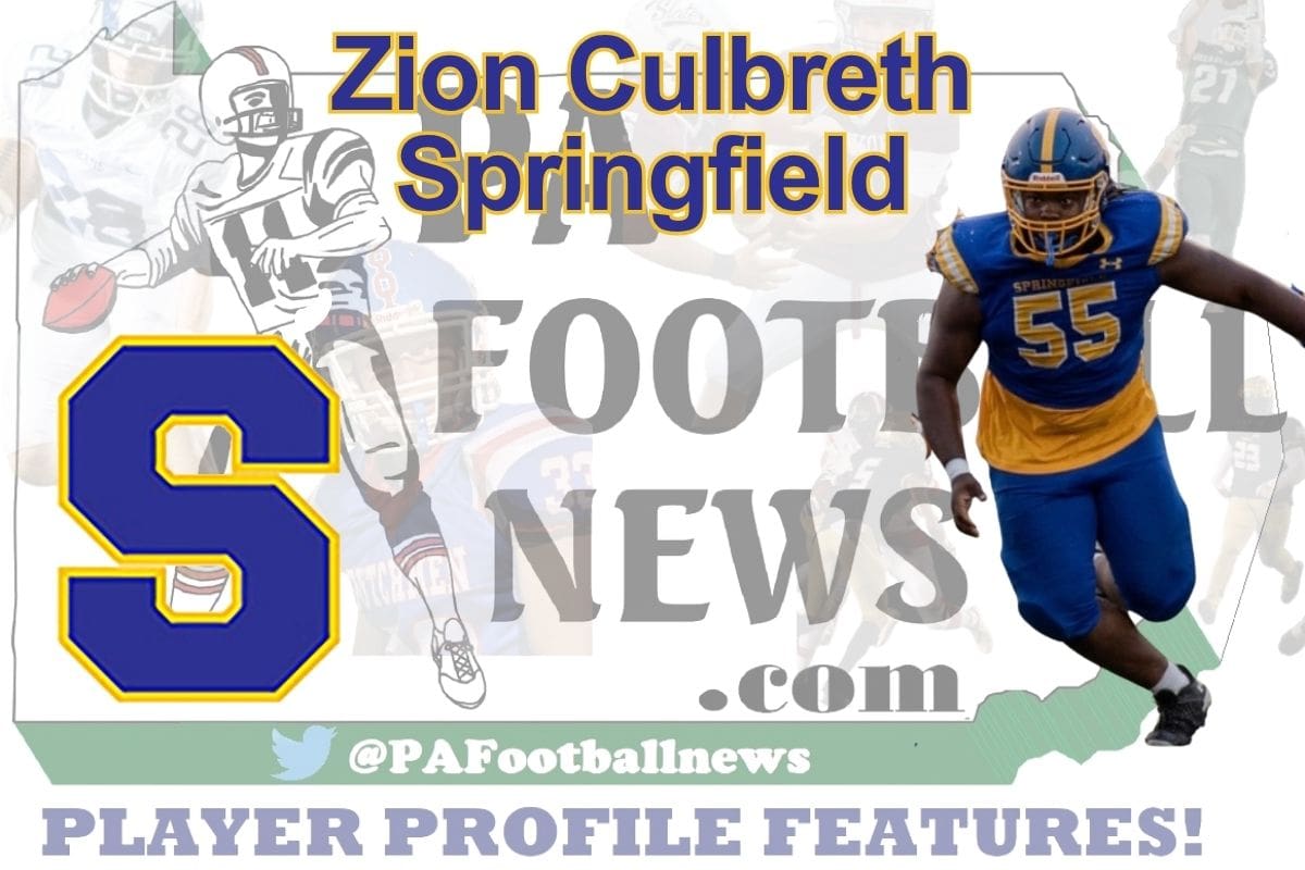 2026 PFN Player Profile: Zion Culbreth-OT/NT-Springfield