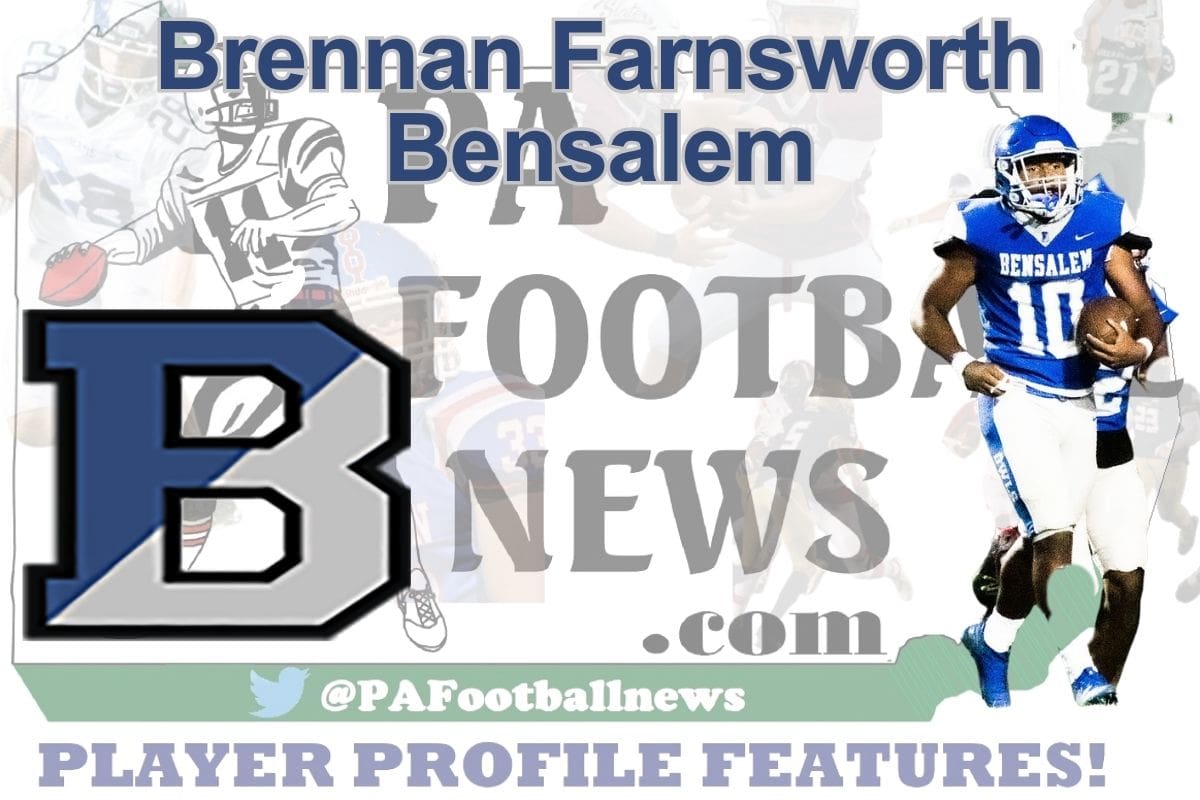2026 PFN Player Profile: Brennan Farnsworth-RB/OLB-Bensalem