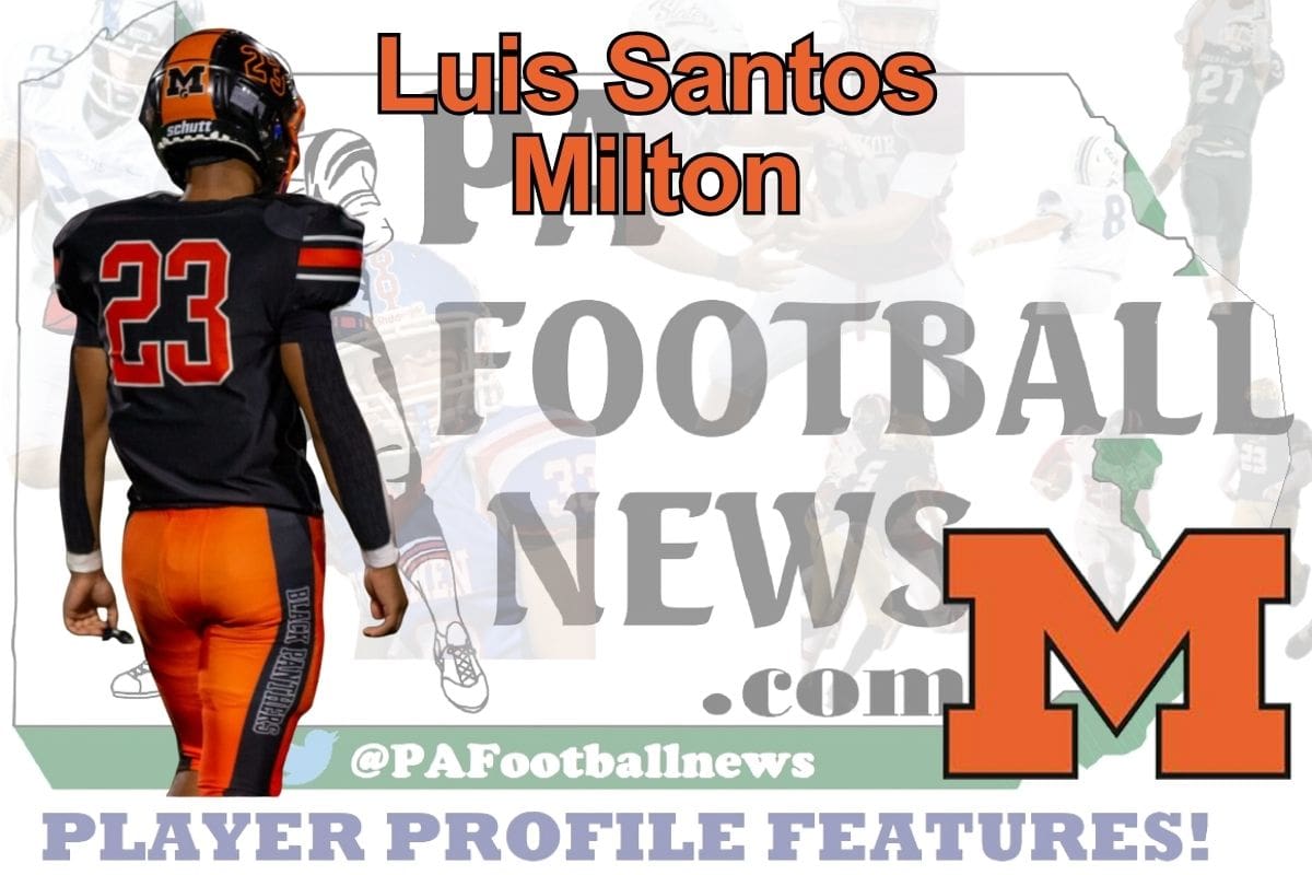 2026 PFN Player Profile: Luis Santos-RB/WR/CB-Milton