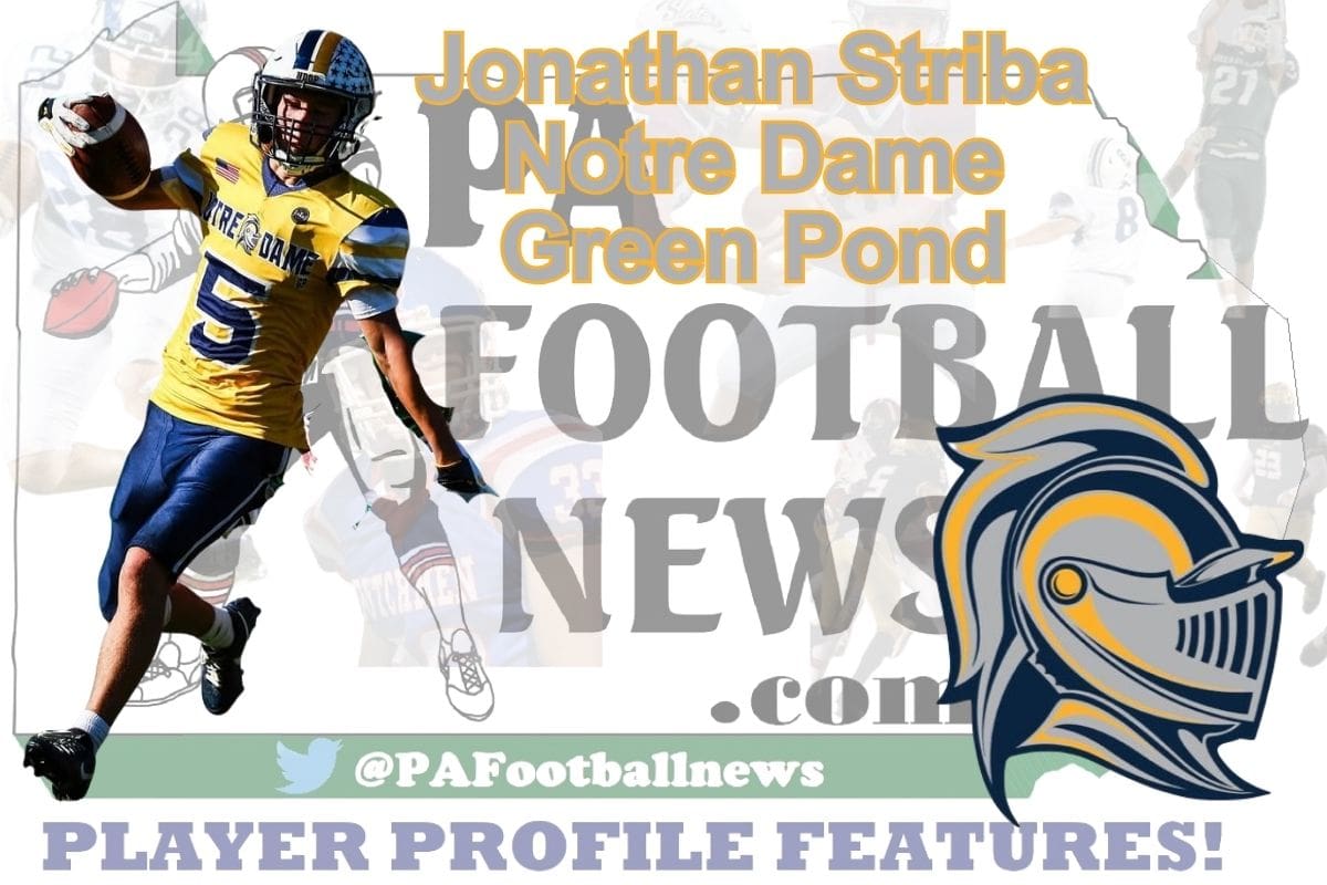 2026 PFN Player Profile: Jonathan Striba-WR/ATH-Notre Dame Green Pond