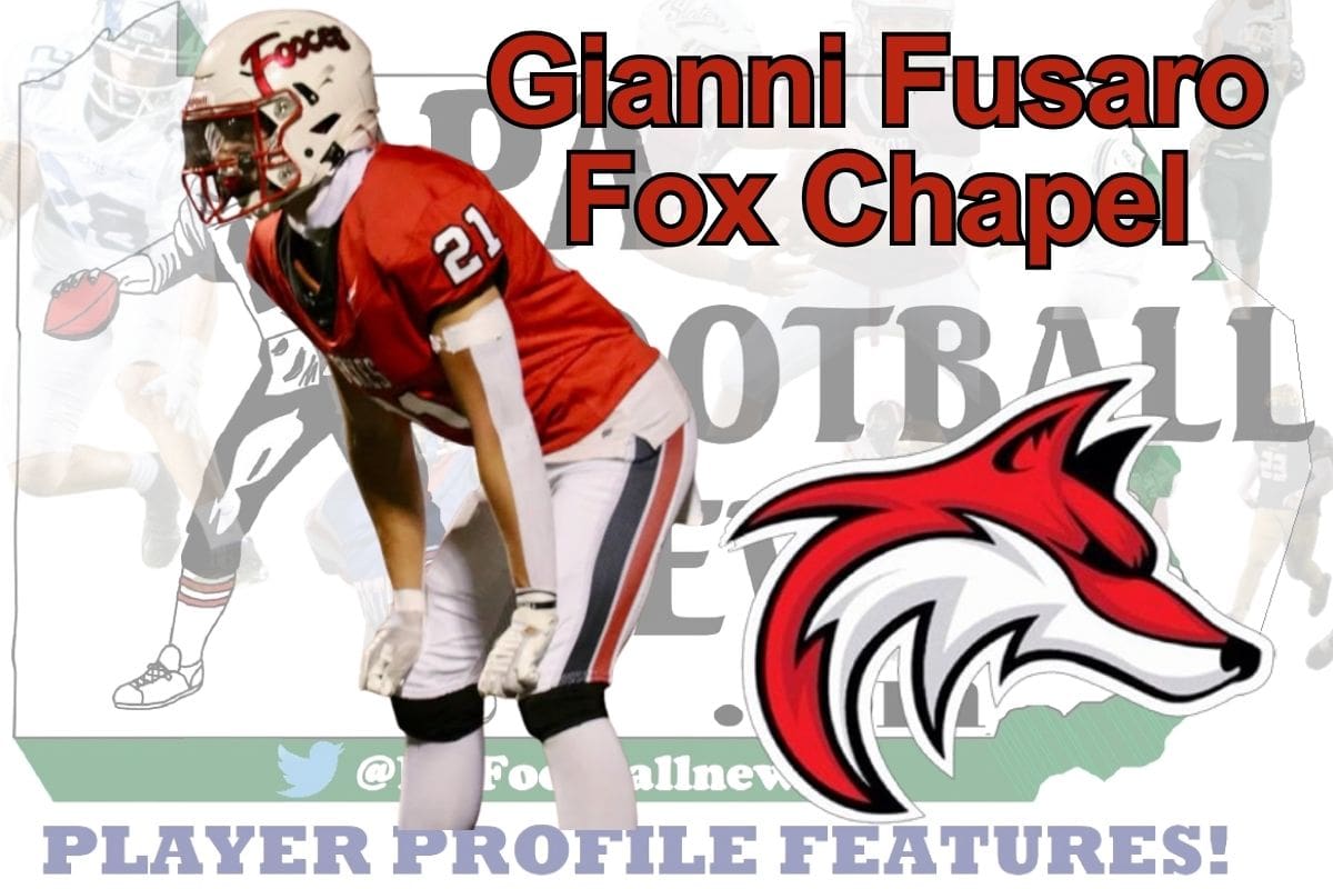 2026 PFN Player Profile; Gianni Fusaro-QB/DB- Fox Chapel