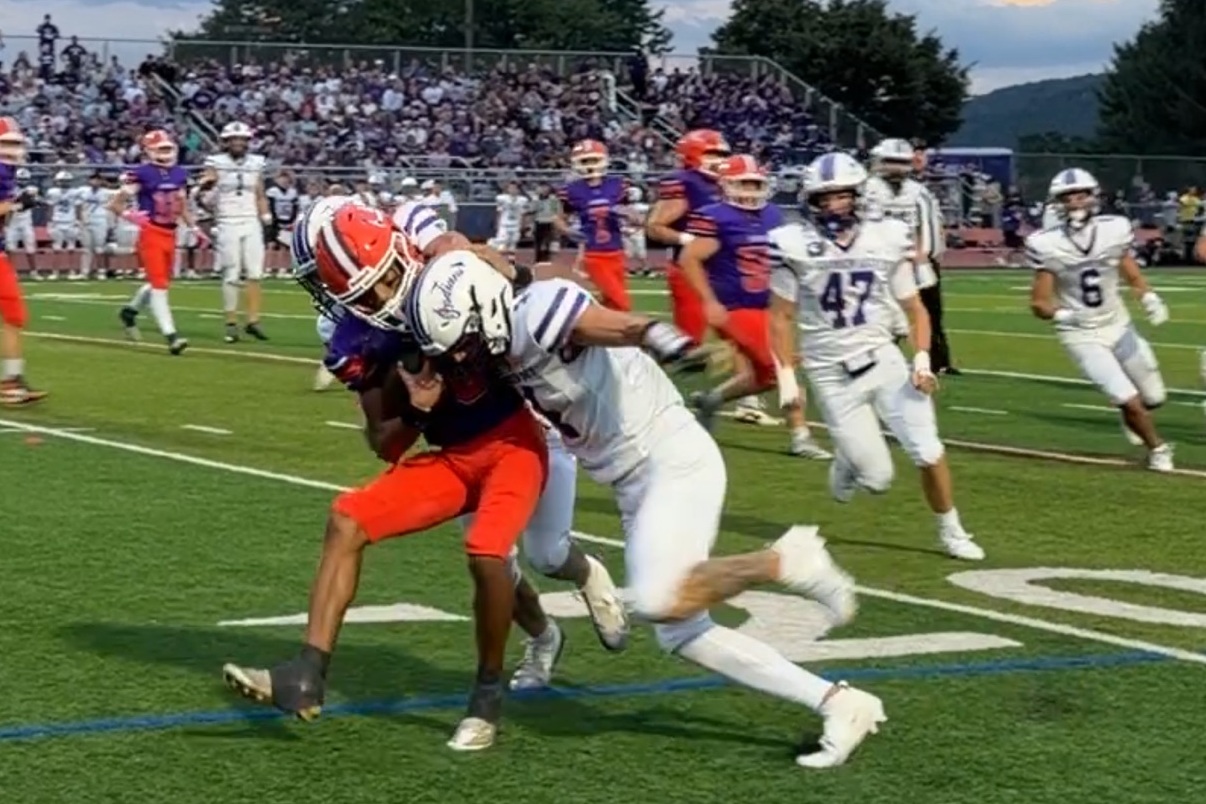 Shamokin defense suffocates Ironmen, Steele scores four different ways. Video Recap