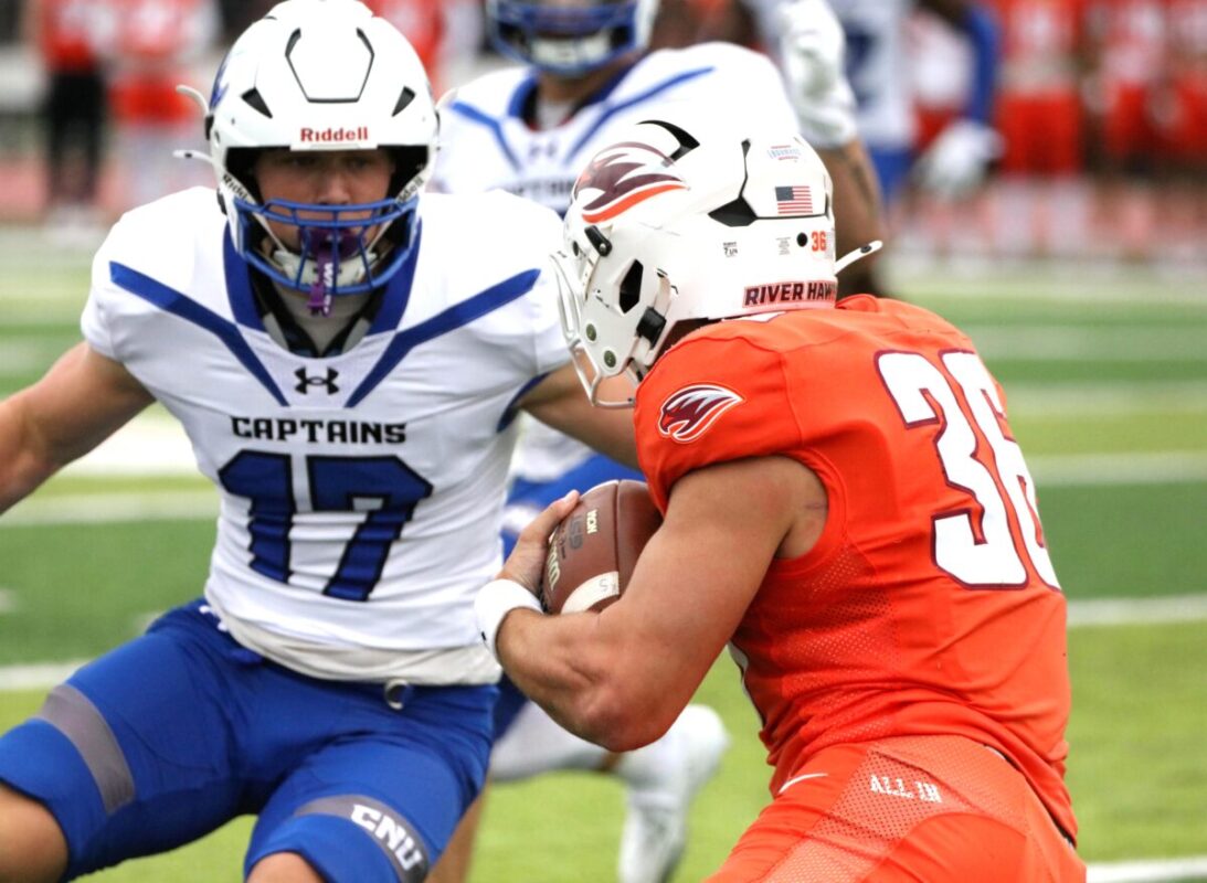The Christopher Newport Captains (3-0) spoils the Susquehanna River Hawks (3-1) on Homecoming Saturday 21-0 (photo gallery)