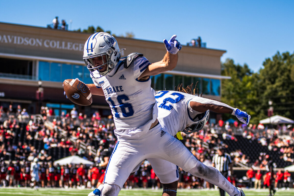 Drake University rolls to a 51-32 victory over Davidson University