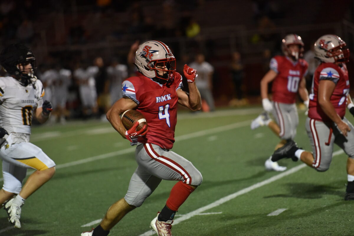Slippery Rock Scores 49-Straight, Beats Iroquois, 52-21