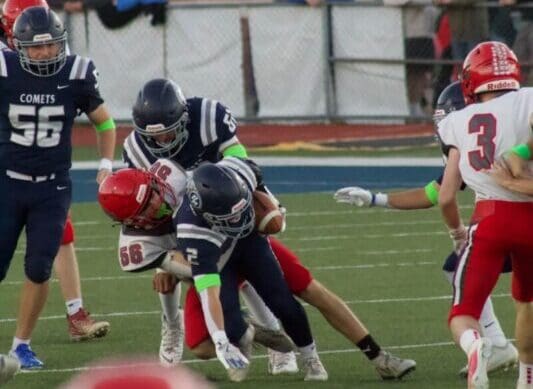 Maddox Frantz scores two touchdowns, Purchase Line tops Penns Manor, 35-14