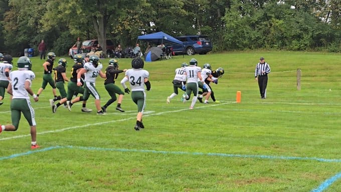 Despite the rain, Holy Cross picks up second victory Saturday afternoon