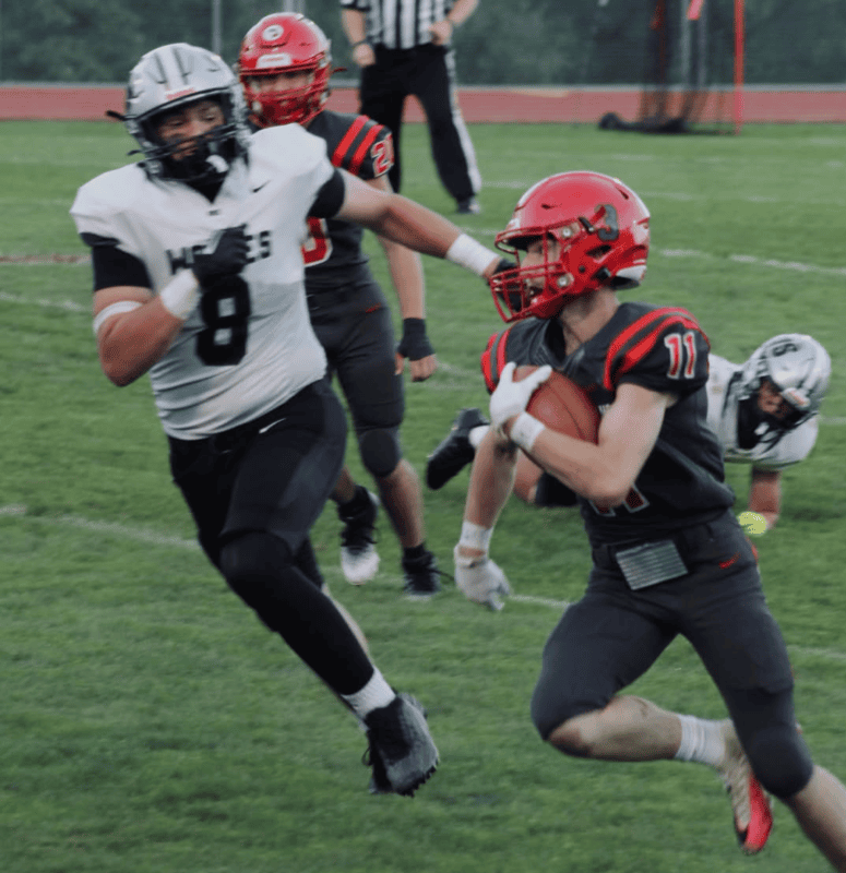 Dominant First Half Performance Lifts Purchase Line Football Past West Shamokin, 41-14