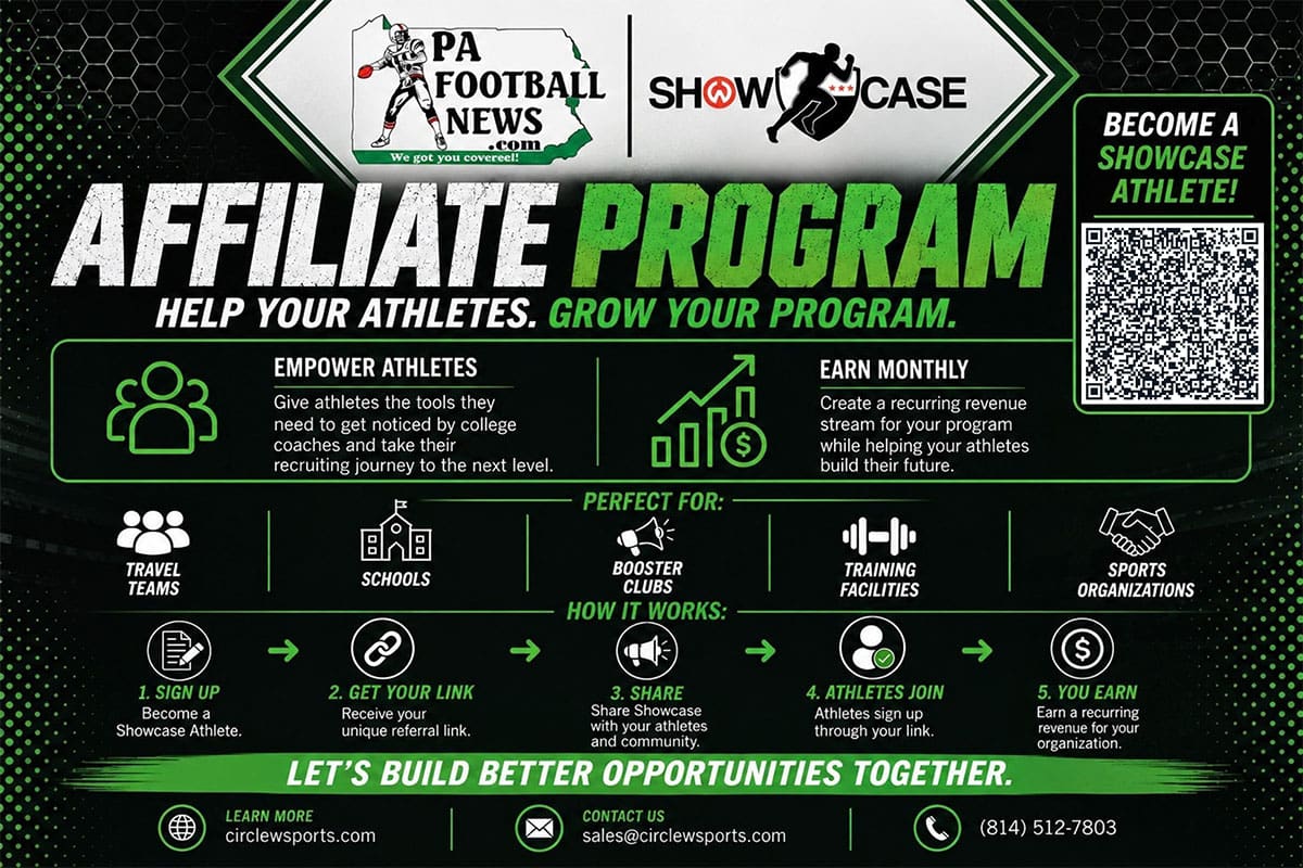 PA Football News/Showcase Affiliate Program