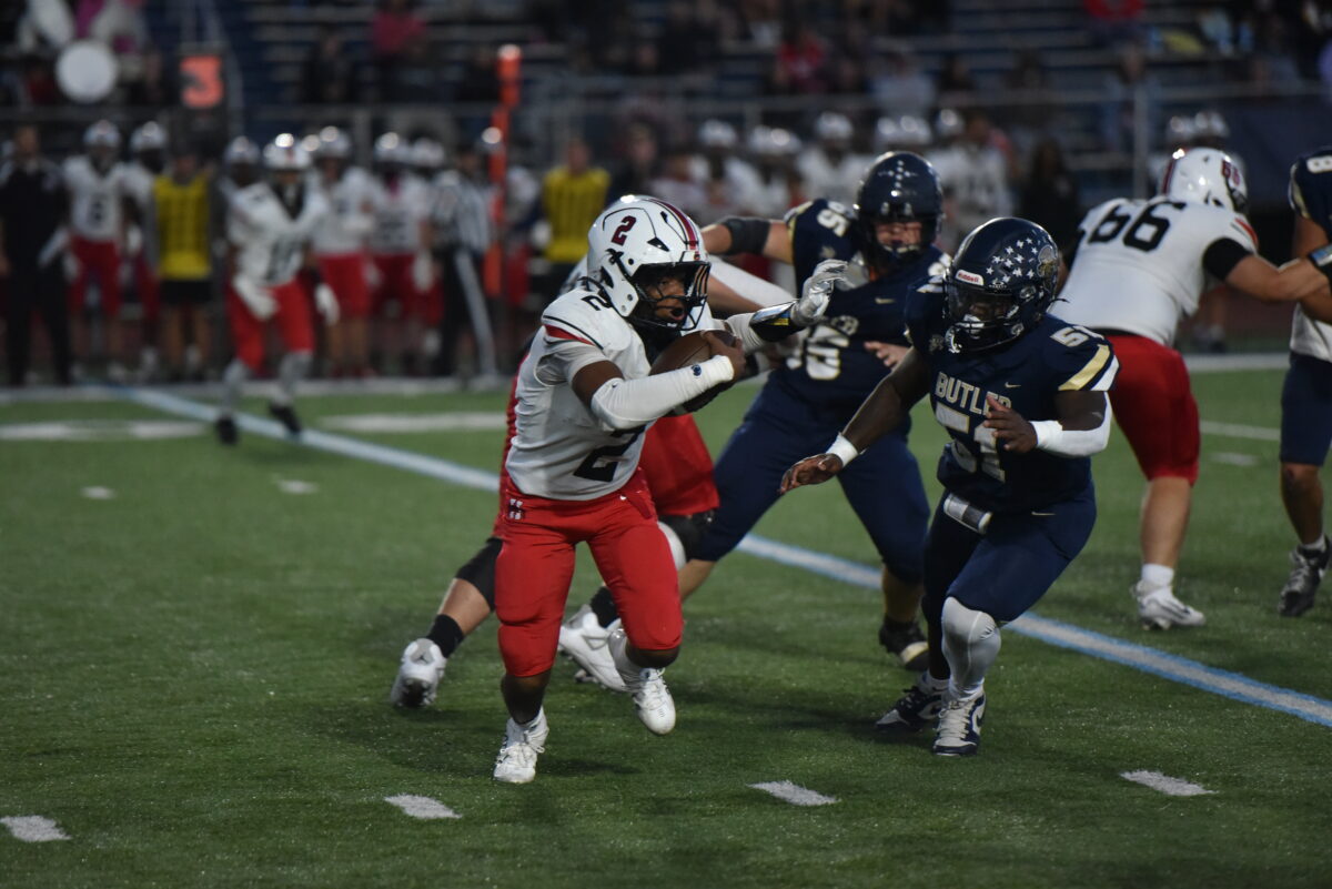 Hickory Explodes Late to Drop Butler 34-18