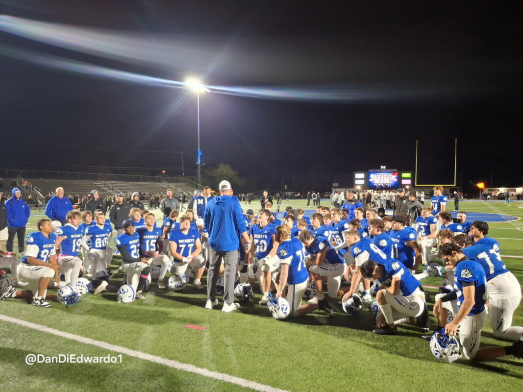 Recap: Nazareth Clinches Home Playoff Game After 31-21 Win over Northampton