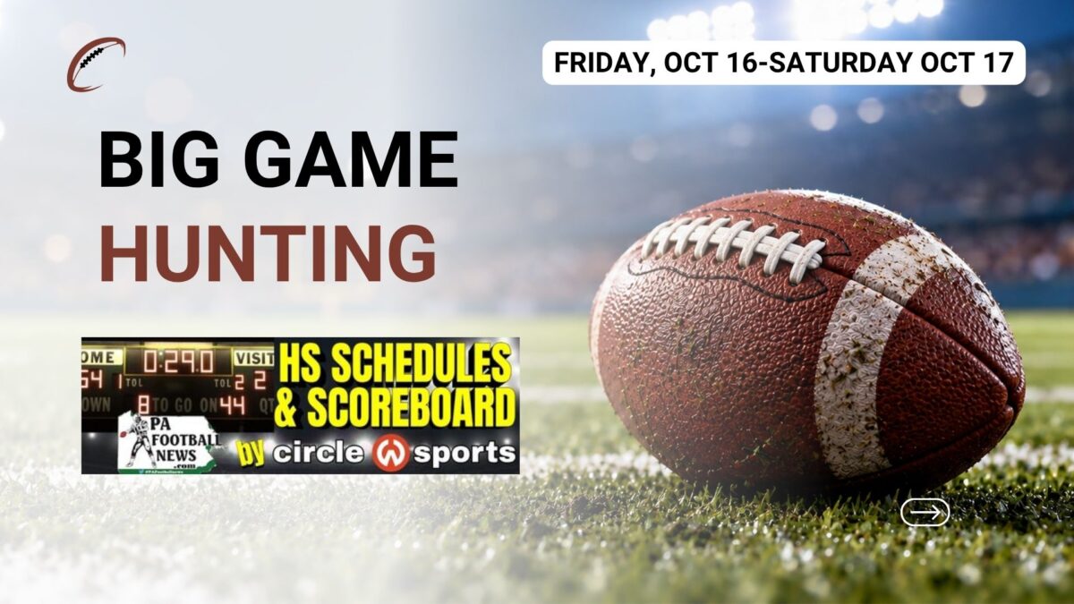 BIG GAME HUNTING WITH PFN! OCT 16-17