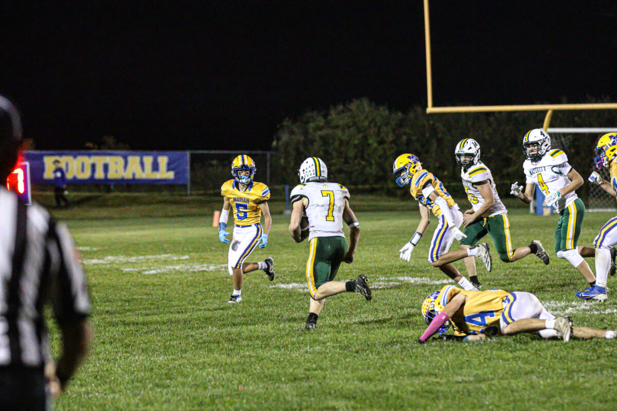 Marian takes down Nativity Bvm 25-20 in a Dog Fight- Photo Gallery