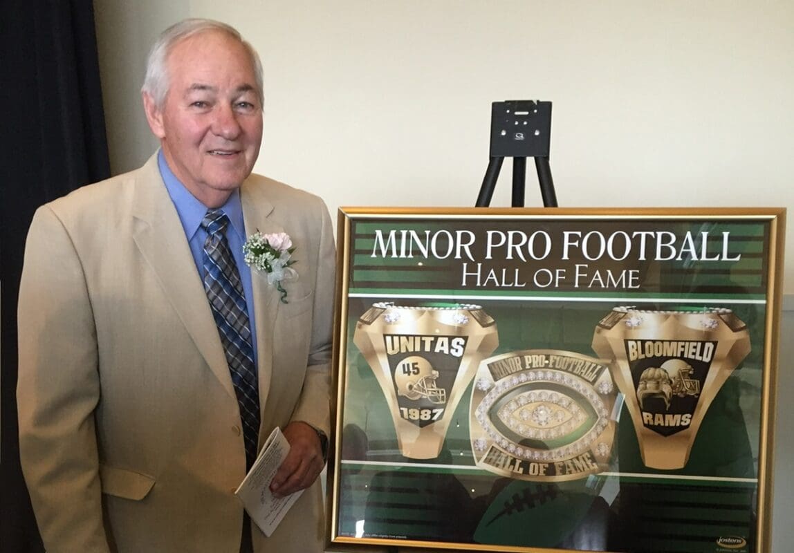 Legendary Blackhawk HC Joe Hamilton passes