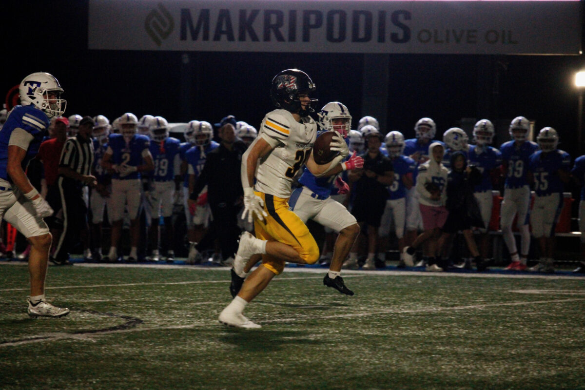 Tyler Eber ripping off a huge run.